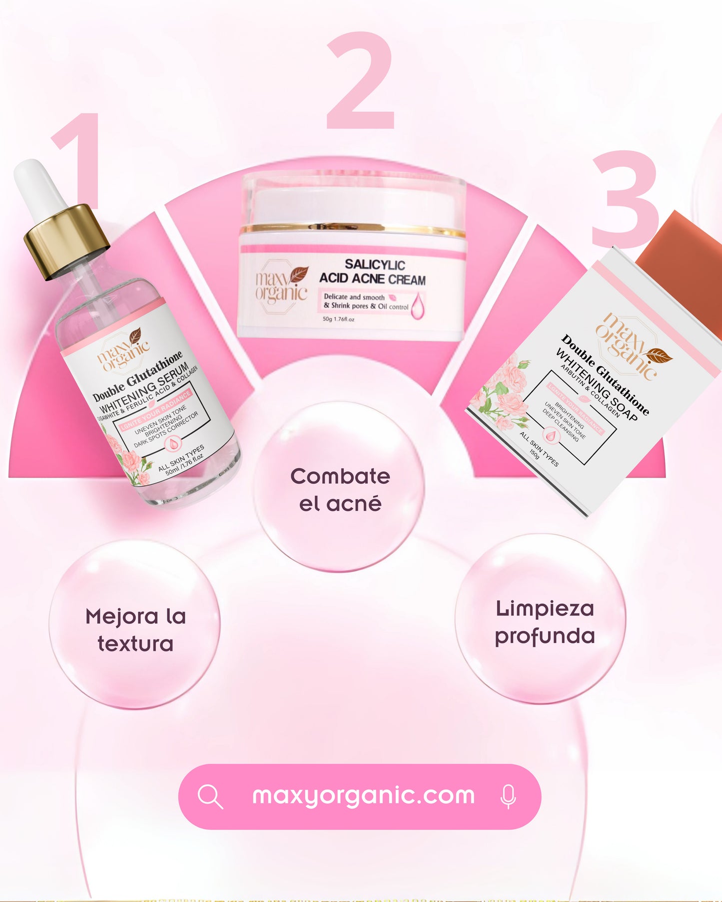 Trío para el rostro acné cream