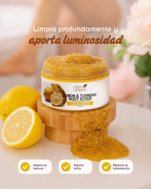 Scrub lemon y turmeric