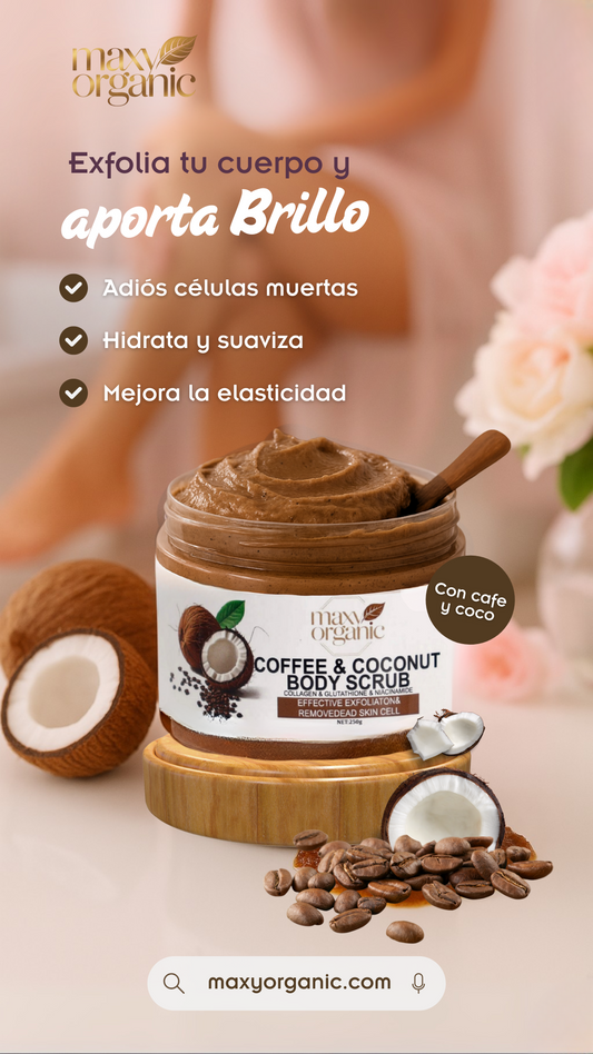 Scrub café y coco 🥥 🤎