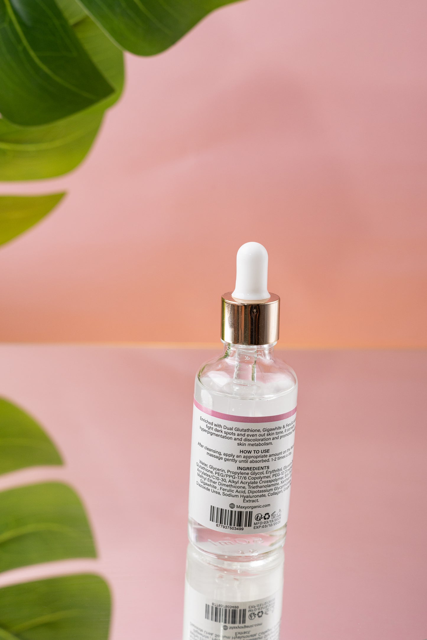 Whitening Serum.  Suero blanqueador